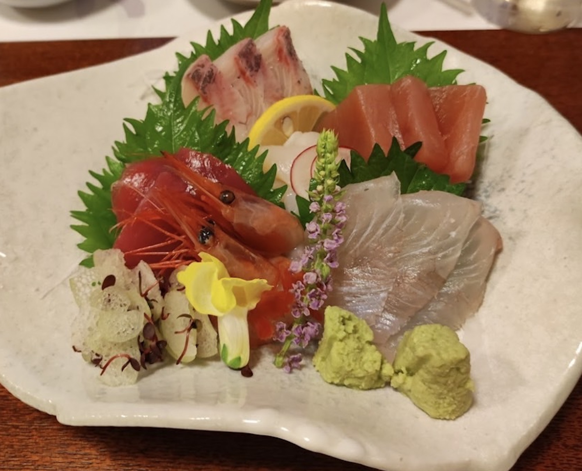 お造り盛り合せ（小）